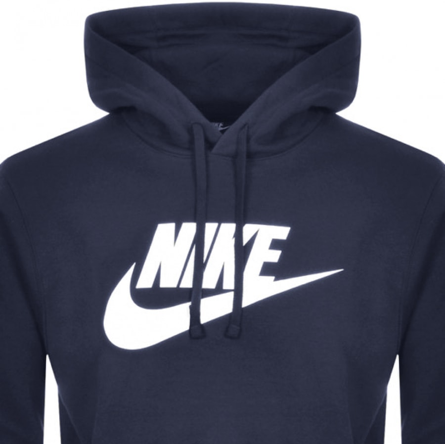 Alternative Image for ProductNike Swoosh Logo Hoodie Navy2